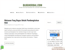 Tablet Screenshot of blogherbal.com